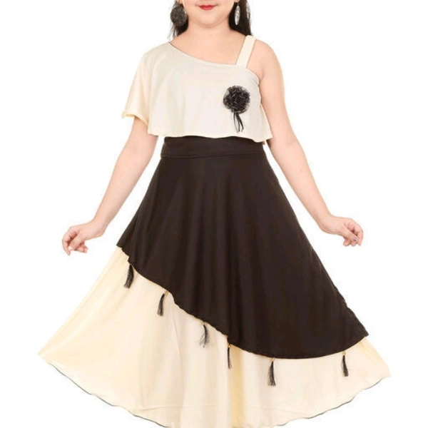 Gown Frocks For Girls - multi color , 7 years to 14 years 