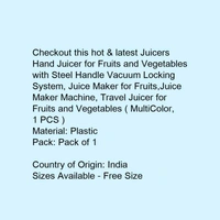 Juice Maker Machine For Home,  Deluxe fruit & Vegetables Manual Juicer With Steel Handles