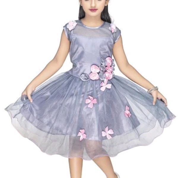 Kids Girls Frocks  - net work , 1 to 7 years 