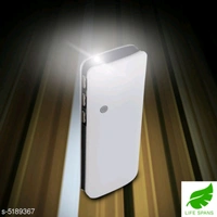 Modern Personal Plastic Power Bank  - Gray n black 