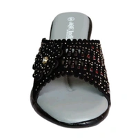 LIFE SPANS  Indian Woman Heels  - black n Gray , 5 to 8 