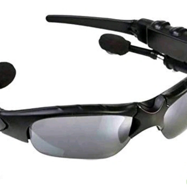 Wireless Bluetooth Sunglasses For Men Headphones  - black , free 