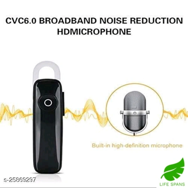 Bluetooth Headphones, + Headphones (combo Pack)  - black 