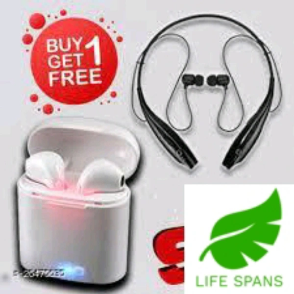 Bluetooth Headphones ( combo Pack)  - black 