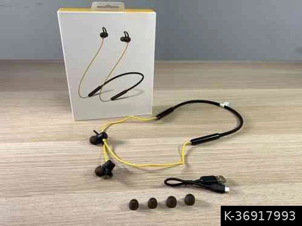 Magnetic Bluetooth Wireless Headphones Earphones  - black , free 