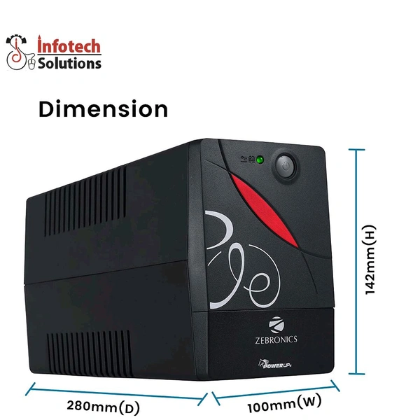 ZEBRONICS UPS 600VAUPS / UPS 600VA 