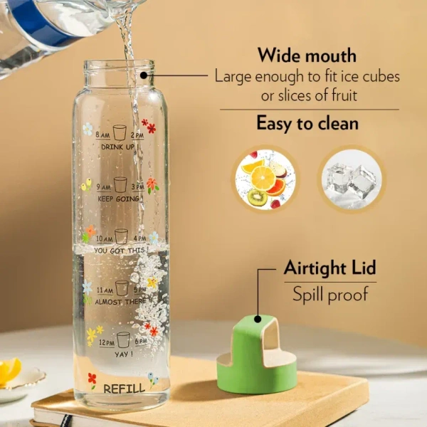 Borosil Neo Glass Bottle 1lt