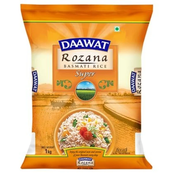 Daawat Rozana Super Basmati Rice 5kg - 5kg