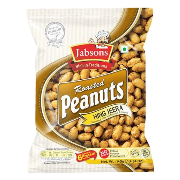 Jabsons Hing Jeera Peanuts 140gm