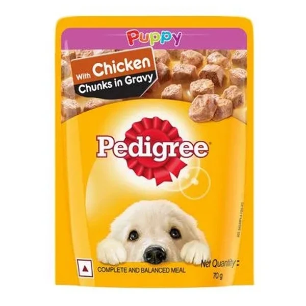 Pedigree Chicken in Gravy 70g for Puppy
