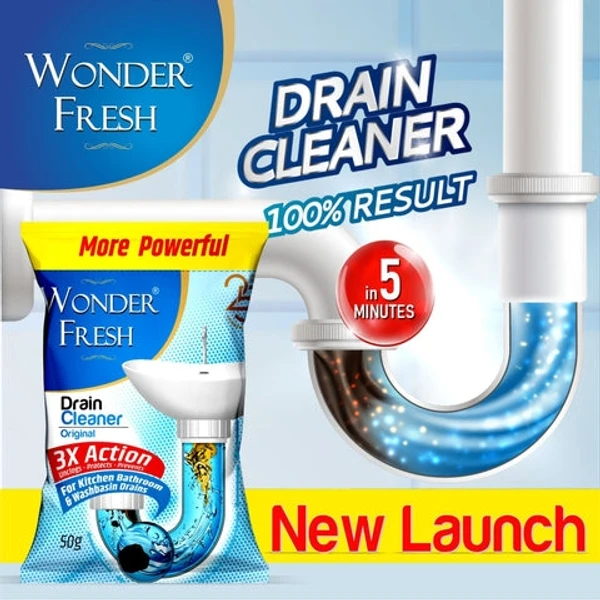 Wonder Fresh Drain Cleaner 50gm
