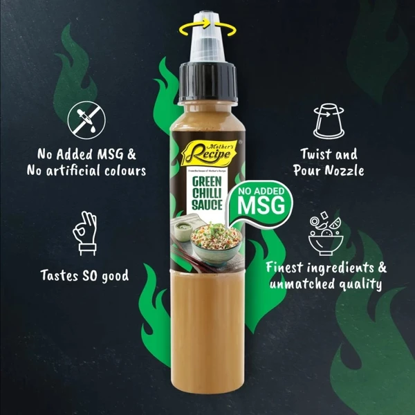 Mothers Green Chilli Sauce 200gm