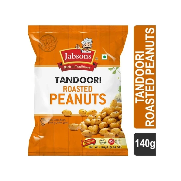 Jabsons Tandoori Roasted Peanuts 140gm