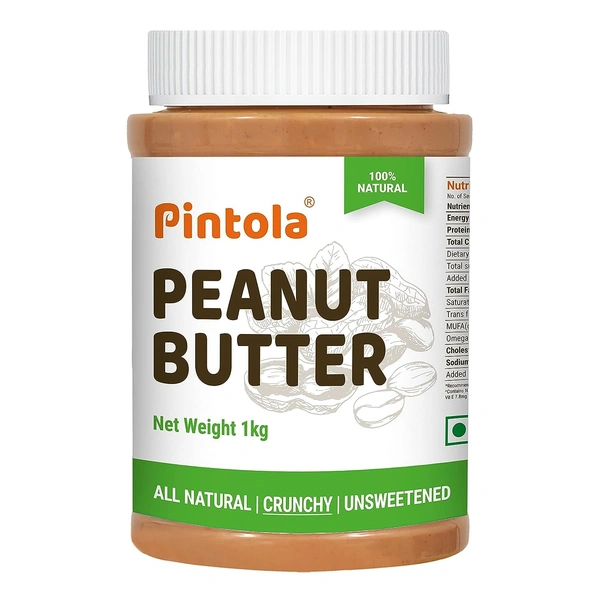 Pintola Natural Peanut Butter (Unsweetened) - 1kg
