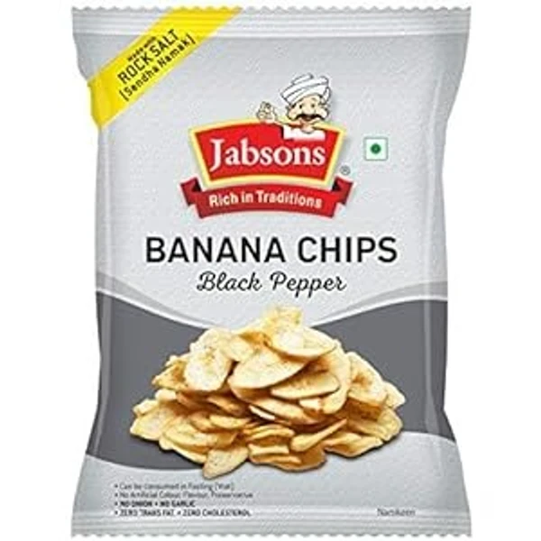 Jabson Banana Chips 150gm (Black Pepper)