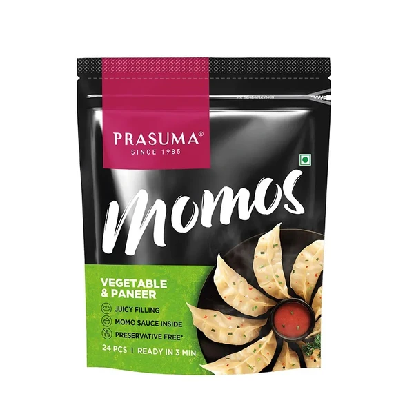 Prasuma Veg Paneer Momos 24pc