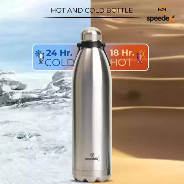 Speedex Stainless Steel Bottle (Insulated Hot/Cold Bottle) - 2000ml