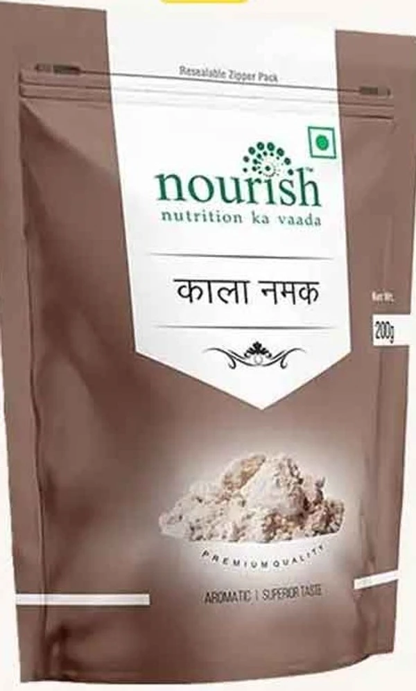 Nourish Black Salt 200gm - 200gm