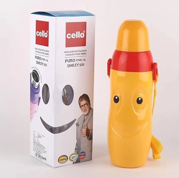 Cello Smiley Bottle - 600ml