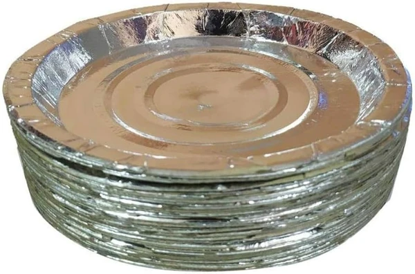 Disposable Plates Silver 30N - 7 inch