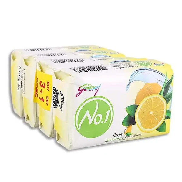 No.1 Lime Soap 4x150g