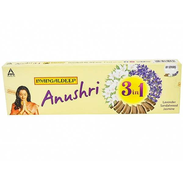 Mangaldeep Anushree 3 in 1 aggarbatti