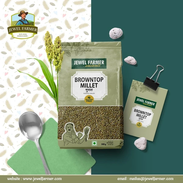 Jewel Farmer Browntop Millet 500g (मुरात)