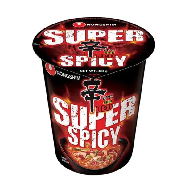 Nongshim Shin Super Spicy Cup Noodles 120g	