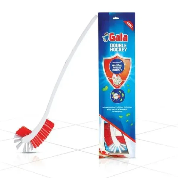 Gala Double Hockey Antibacterial Toilet Brush