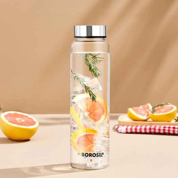 Borosil Crysto Borosilicate Glass Bottle 1lt
