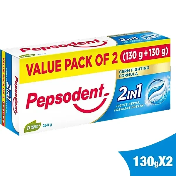 Pepsodent 2in1 300g (2x150g)