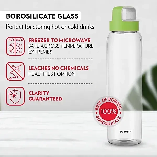 Borosil Neo Glass Bottle 1lt