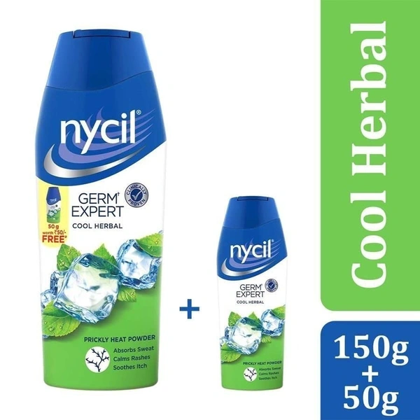 Nycil Cool Herbal Powder 150g + Nycil 50g