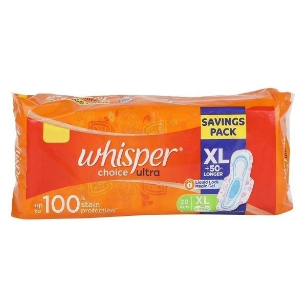 Whisper Choice XL 10 Pads