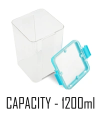 Pearlpet Click & Seal Conatiners 1200ml (Set of 2)