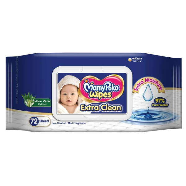 Mamy Poko Baby Wipes 72N