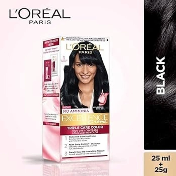 L'oreal Excellence Shade 1 Black 50g