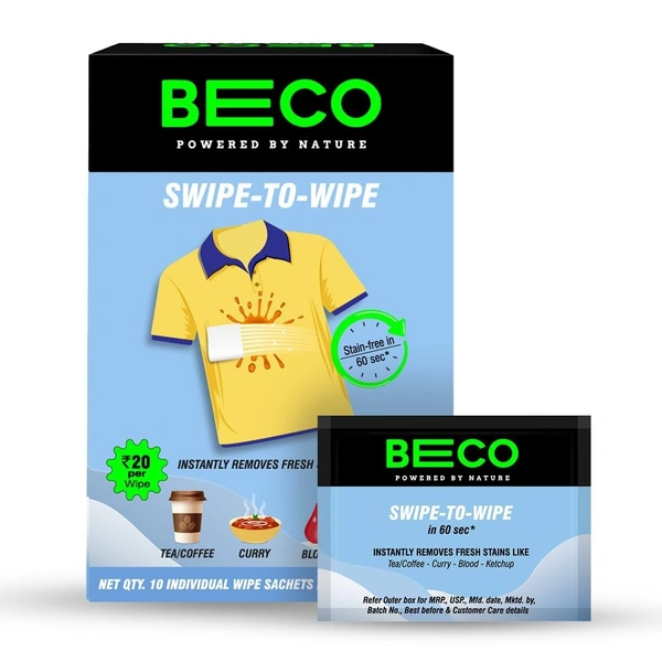 Beco Stain Removal Wipes (Pack of 10)