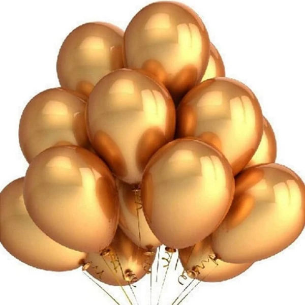 Balloons Single Color 50pc - Golden