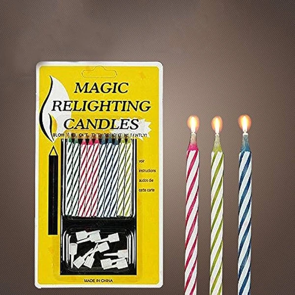 Birthday Magic Relighting Candles