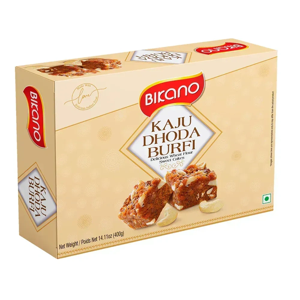 Bicano Kaju Dhoda Burfi 400g
