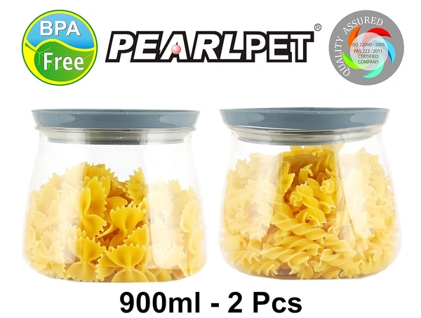 Pearlpet Twirl Containers 900ml (Set Of 2)