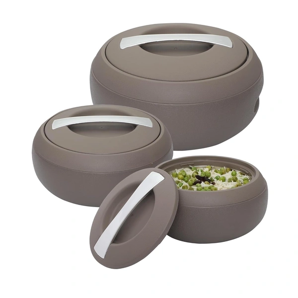 Jaypee Gourmet Twin Set of 3 Casseroles (1000ml + 1500ml + 2000ml)