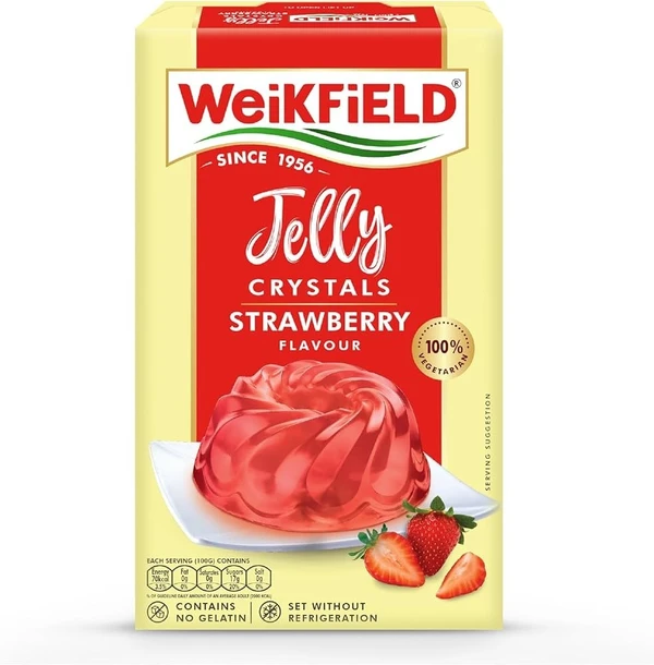 Weikfield Jelly Crystals Strawberry 90g