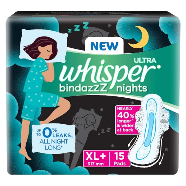 Whisper Bindazz Nights XL+ 15N