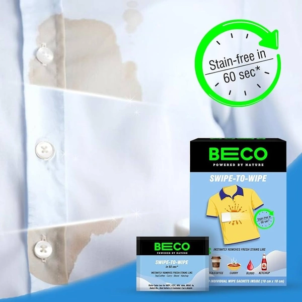 Beco Stain Removal Wipes (Pack of 10)