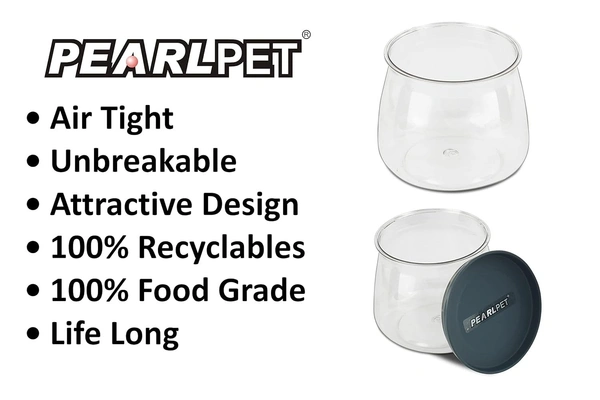 Pearlpet Twirl Containers 900ml (Set Of 2)