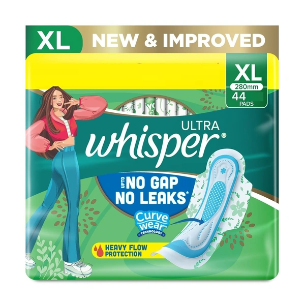 Whisper Ultra XL 48 Pads (44+4 Pads FREE)