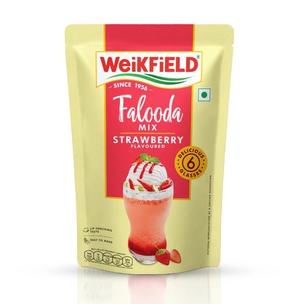 Weikfield Falooda Mix 200gm - Strawberry Flavour