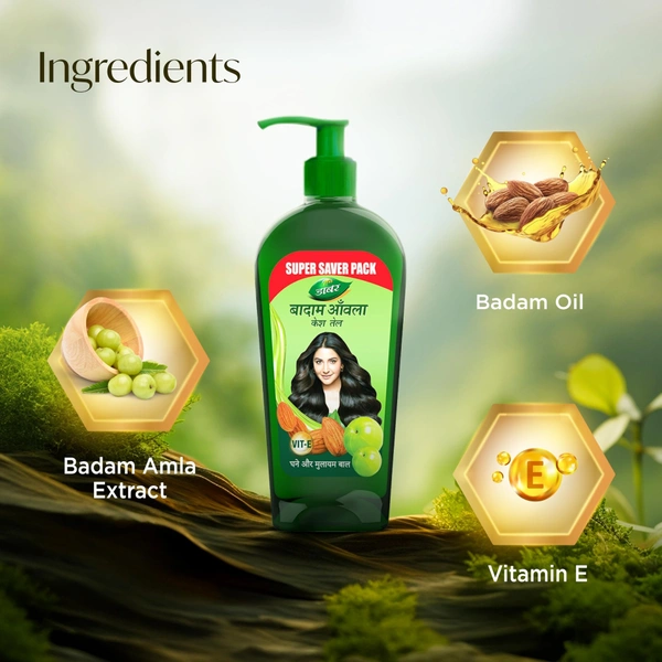 Dabur Badam Amla Oil - 500ml